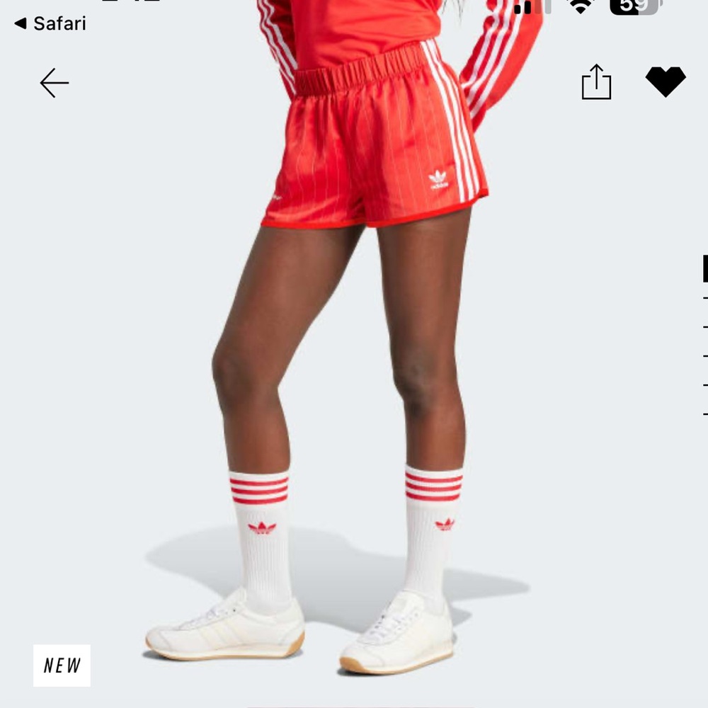 NWT Adidas Sport and Rich shorts - size XS